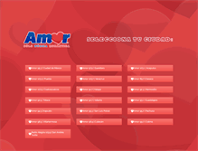 Tablet Screenshot of amorfm.mx